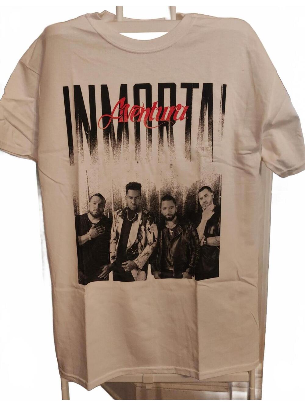 NEW - Aventura - “Immortal” - official white tour shirt - L